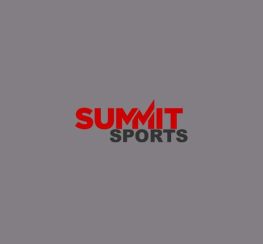 A grey square with the word summit sports on it. wearegeeky.com the home of pay monthly web and graphic design.
