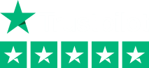 A badge logo from Trustpilot for reviews that you can show on your own website, wearegeeky.com the home of pay monthly web and graphic design.